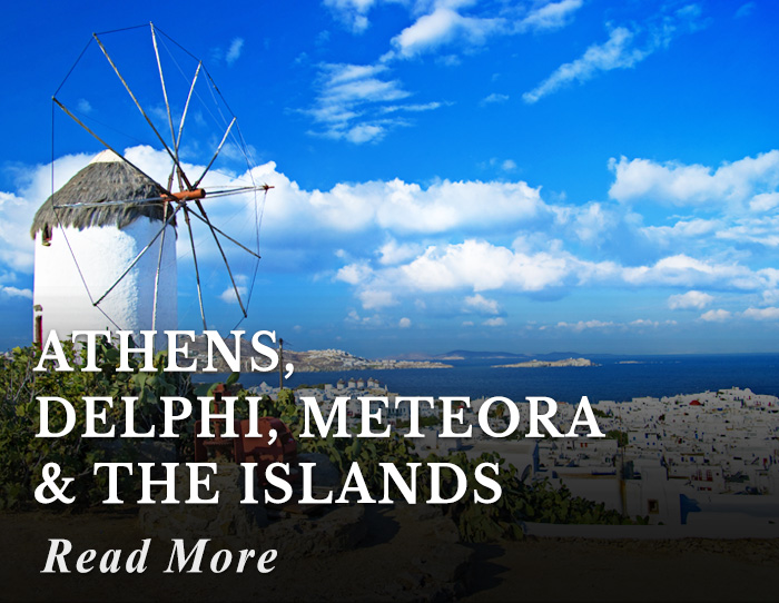 Athens, Delphi, Meteora and the Islands Tour