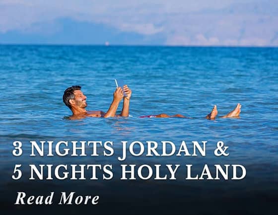 3 nights Jordan and 5 nights Holy Land Tour