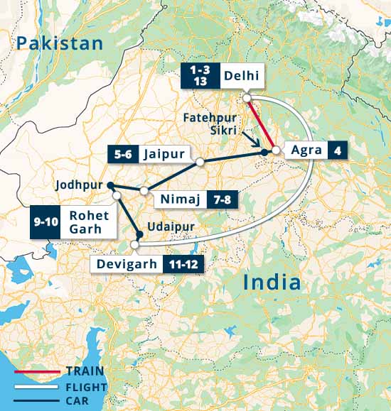 Tour Map