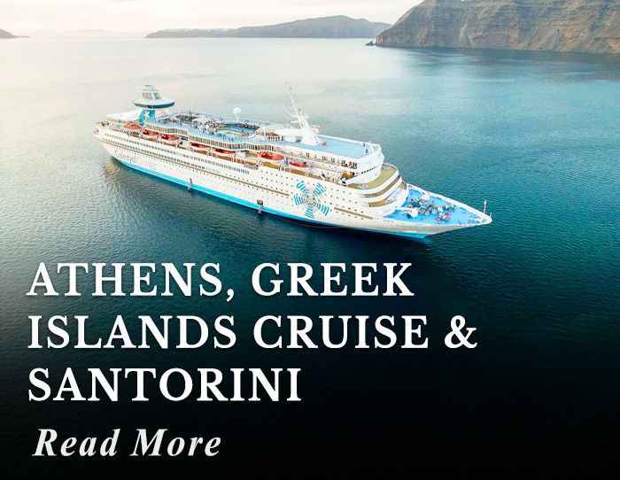 Athens, Greek Islands Cruise and Santorini Tour