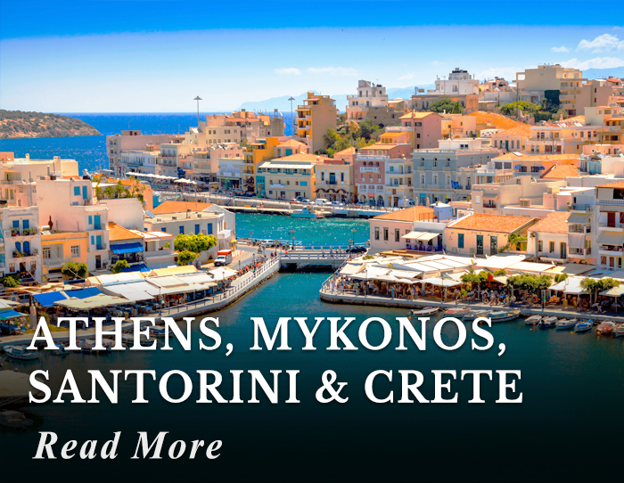 Athens, Mykonos, Santorini and Crete Tour