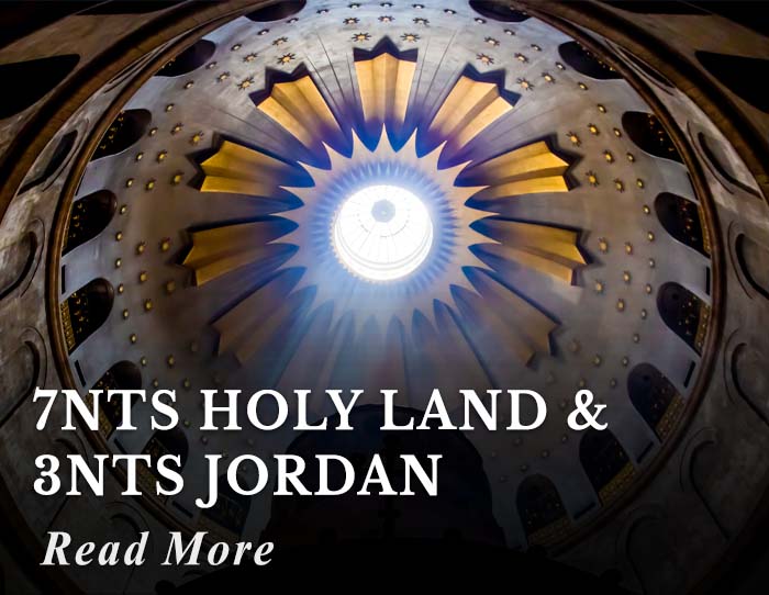 7nts Holy Land and 3nts Jordan Tour