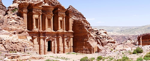 The Treasury and Monastery, Petra